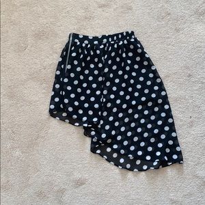 Disney black & white skirt